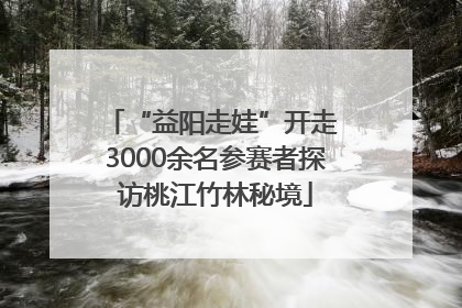 “益阳走娃”开走 3000余名参赛者探访桃江竹林秘境