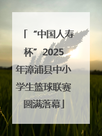 “中国人寿杯”2025年漳浦县中小学生篮球联赛圆满落幕