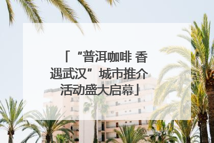 “普洱咖啡 香遇武汉”城市推介活动盛大启幕