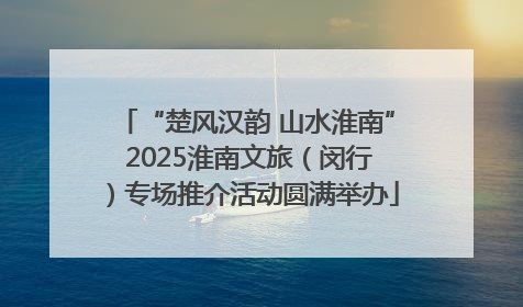 “楚风汉韵 山水淮南” 2025淮南文旅（闵行）专场推介活动圆满举办