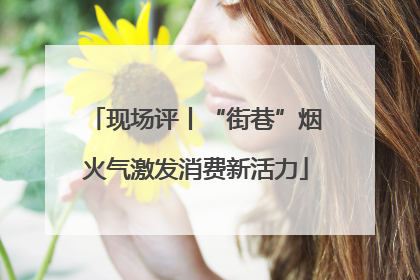 现场评丨“街巷”烟火气激发消费新活力