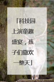 科技园上演童趣盛宴，孩子们撒欢一整天