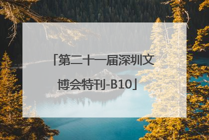 第二十一届深圳文博会特刊-B10