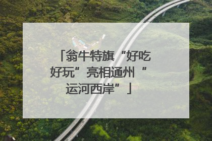 翁牛特旗“好吃好玩”亮相通州“运河西岸”