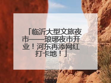 临沂大型文旅夜市——琅琊夜市开业！河东再添网红打卡地！