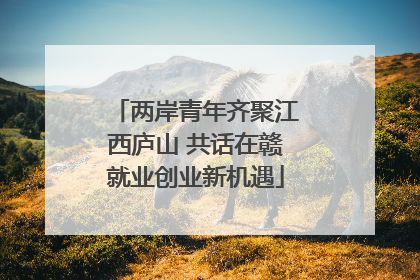 两岸青年齐聚江西庐山 共话在赣就业创业新机遇