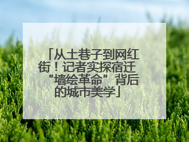 从土巷子到网红街！记者实探宿迁“墙绘革命”背后的城市美学