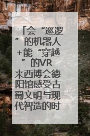 会“巡逻”的机器人+能“穿越”的VR 来西博会德阳馆感受古蜀文明与现代智造的时空对话｜西博视界