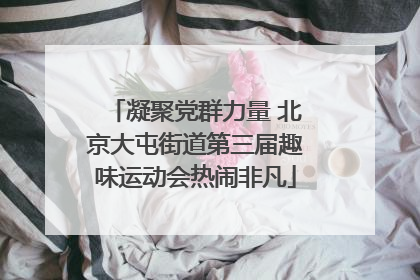 凝聚党群力量 北京大屯街道第三届趣味运动会热闹非凡