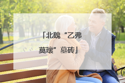 北魏“乙弗莫瓌”墓砖