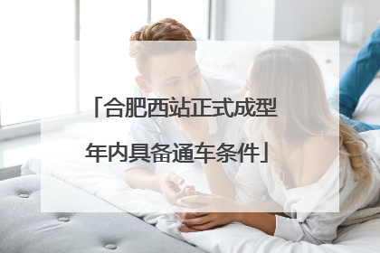 合肥西站正式成型 年内具备通车条件