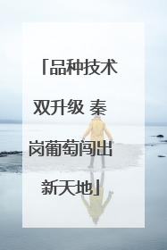 品种技术双升级 秦岗葡萄闯出新天地