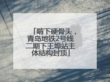 啃下硬骨头，青岛地铁2号线二期下王埠站主体结构封顶