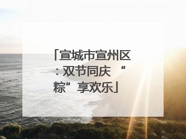 宣城市宣州区：双节同庆 “粽”享欢乐