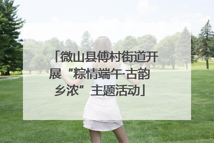 微山县傅村街道开展“粽情端午·古韵乡浓”主题活动