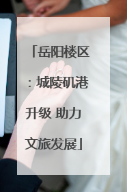岳阳楼区：城陵矶港升级 助力文旅发展