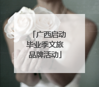 广西启动毕业季文旅品牌活动