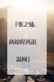 张之臻、商竣程再退温网