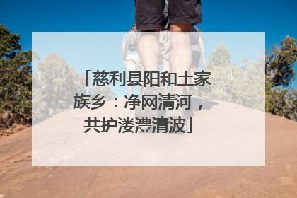 慈利县阳和土家族乡：净网清河，共护溇澧清波