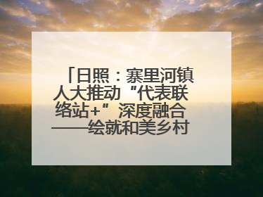 日照：寨里河镇人大推动“代表联络站+”深度融合——绘就和美乡村幸福画卷