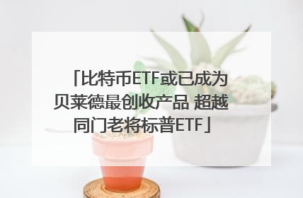 比特币ETF或已成为贝莱德最创收产品 超越同门老将标普ETF