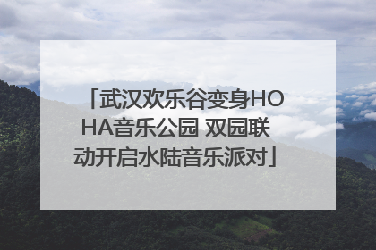 武汉欢乐谷变身HOHA音乐公园 双园联动开启水陆音乐派对