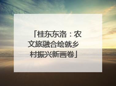 桂东东洛：农文旅融合绘就乡村振兴新画卷