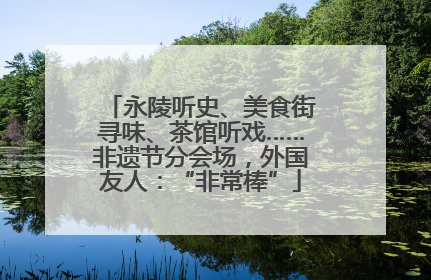 永陵听史、美食街寻味、茶馆听戏……非遗节分会场，外国友人：“非常棒”