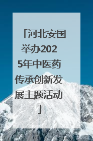 河北安国举办2025年中医药传承创新发展主题活动