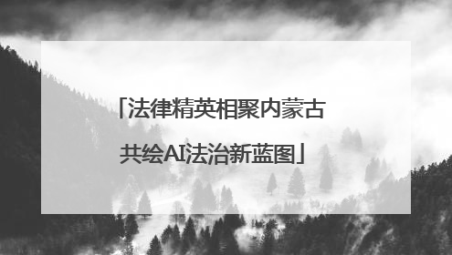 法律精英相聚内蒙古 共绘AI法治新蓝图