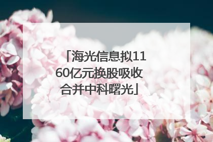 海光信息拟1160亿元换股吸收合并中科曙光