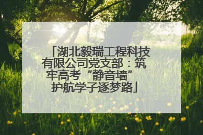 湖北毅瑞工程科技有限公司党支部：筑牢高考“静音墙” 护航学子逐梦路