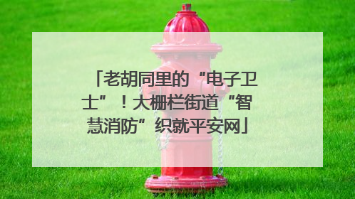 老胡同里的“电子卫士”！大栅栏街道“智慧消防”织就平安网