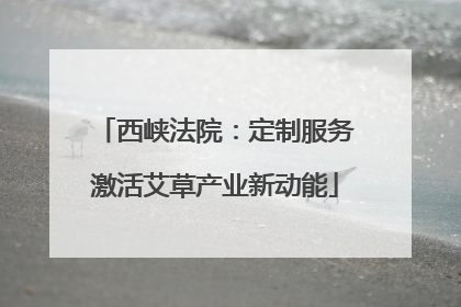 西峡法院：定制服务激活艾草产业新动能