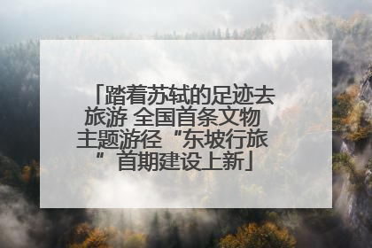 踏着苏轼的足迹去旅游 全国首条文物主题游径“东坡行旅”首期建设上新