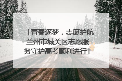青春逐梦，志愿护航 兰州市城关区志愿服务守护高考顺利进行