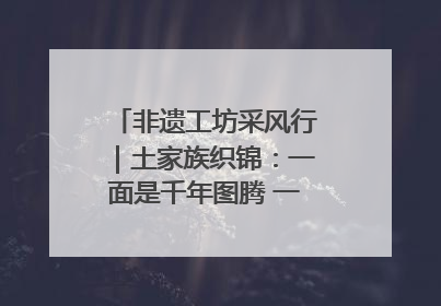 非遗工坊采风行｜土家族织锦：一面是千年图腾 一面是幸福画卷
