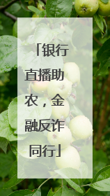 银行直播助农，金融反诈同行