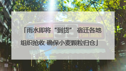 雨水即将“到货” 宿迁各地组织抢收 确保小麦颗粒归仓