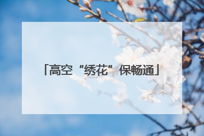 高空“绣花”保畅通