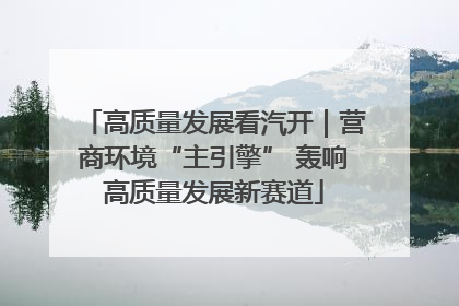 高质量发展看汽开｜营商环境“主引擎” 轰响高质量发展新赛道