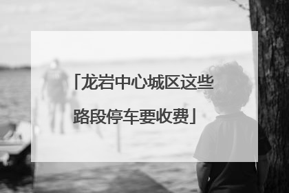 龙岩中心城区这些路段停车要收费