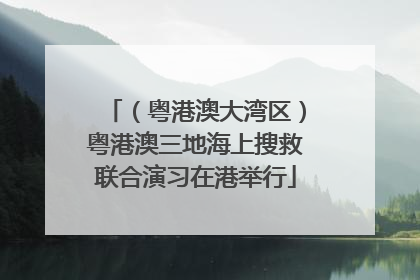 （粤港澳大湾区）粤港澳三地海上搜救联合演习在港举行