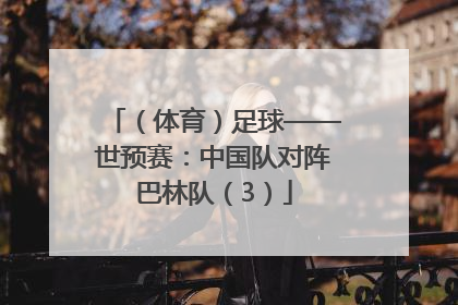 （体育）足球——世预赛：中国队对阵巴林队（3）