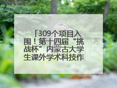 309个项目入围！第十四届“挑战杯”内蒙古大学生课外学术科技作品竞赛收官