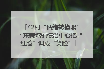 42村“情绪转换器”：东棘坨镇综治中心把“红脸”调成“笑脸”