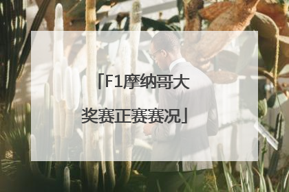 F1摩纳哥大奖赛正赛赛况